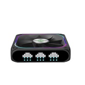 Вентилятор дополнительный XASTRA FZ120B ARGB reverse single pack 120x120x28мм ( PWM, FDB, ARGB, Matrix screen, Daisy-chain соединение , 0-2000 rpm, black)  BOX