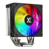 Кулер XASTRA AR400 ARGB  LGA1851/1700/1200/115X/AM5/AM4 (18шт/кор, TDP 220W, 4 тепл.трубки , PWM FAN ARGB 120mm , top cover with ARGB led ) RET