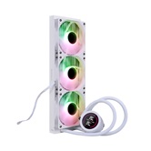 Система водяного охлаждения 1STPLAYER TS4 360 White / 3x120mm, ARGB, IPS display / TS4-360-WH