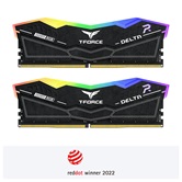 Модуль памяти DDR5 TEAMGROUP T-Force Delta RGB 16GB (2x8GB) 6000MHz CL38 (38-38-38-78) 1.25V / FF3D516G6000HC38ADC01 / Black