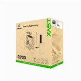 Корпус XASTRA Q700 0F-UC  Black ATX/Aquarium/Screewless/no fans/Type C Q700-0F-UC