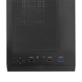 Корпус XASTRA  A307M 3BK Black mATX/Mesh/ tempered glass / 3x120mm PWM FC black fans/ A307M-3FC12BK