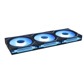 Комплект вентиляторов (3шт.) Lian Li UNI FAN SL-INF WIRELESS 120 Reverse Blade / 12RSLIN1W3B BLACK / 120x122,1x25мм (PWM, ARGB, 2200 об/мин (Max.), 32,2dBa) / G99.12RSLIN1W3B.R0