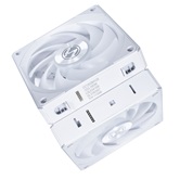 Комплект вентиляторов (3шт.) Lian Li UNI FAN CL WIRELESS 120 / 12CL1W3W WHITE / 120x124x28мм (PWM, ARGB, 2150 об/мин (Max.), 29,8dBa) / G99.12CL1W3W.R0