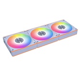 Комплект вентиляторов (3шт.) Lian Li UNI FAN CL WIRELESS 120 Reverse Blade / 12RCL1W3W WHITE / 120x124x28мм (PWM, ARGB, 2150 об/мин (Max.), 30,8dBa) / G99.12RCL1W3W.R0