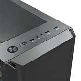 Корпус XASTRA  A402M 4ARGB-C6 Black mATX/Mesh/full-size TG/ 4x120mm ARGB PWM fans/Argb+PWM HUB 6port/  A402M-4FC12A-BK-C6