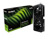 Видеокарта PALIT GeForce RTX 5050 DUAL / 8GB GDDR6 128BIT 3xDP HDMI / NE65050019P1-GB2070D