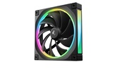 Вентилятор DEEPCOOL FL14 140x140x25мм (32шт./кор, PWM, ARGB, черный, 500-1700об/мин) Color BOX