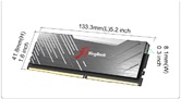 Модуль памяти DDR5 Kingbank 32GB (2x16Gb) 6000MHz Black Heatsink RGB / KRRB series /  Chinese IC CL36 (36-36-36-80) /K5.01.FL05ED9401