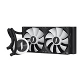 Система водяного охлаждения 1STPLAYER TS1 240 Black / 2x120mm, ARGB, 250W TDP / TS1-240-BK