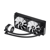 Система водяного охлаждения 1STPLAYER TS1 240 Black / 2x120mm, ARGB, 250W TDP / TS1-240-BK