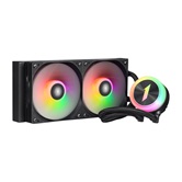 Система водяного охлаждения 1STPLAYER TS1 240 Black / 2x120mm, ARGB, 250W TDP / TS1-240-BK