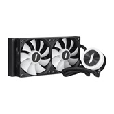 Система водяного охлаждения 1STPLAYER TS1 240 Black / 2x120mm, ARGB, 250W TDP / TS1-240-BK