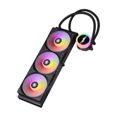 Система водяного охлаждения 1STPLAYER TS1 360 Black / 3x120mm, ARGB, 300W TDP / TS1-360-BK