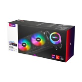 Система водяного охлаждения 1STPLAYER TS1 360 Black / 3x120mm, ARGB, 300W TDP / TS1-360-BK
