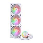 Система водяного охлаждения 1STPLAYER TS1 360 White / 3x120mm, ARGB, 300W TDP / TS1-360-WH