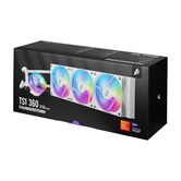 Система водяного охлаждения 1STPLAYER TS1 360 White / 3x120mm, ARGB, 300W TDP / TS1-360-WH