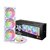 Система водяного охлаждения 1STPLAYER TS1 360 White / 3x120mm, ARGB, 300W TDP / TS1-360-WH