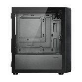 Корпус XASTRA  A303M 3ARGB-C6 Black mATX/Mesh/ tempered glass / 2x140mm + 1x120mm ARGB PWM fans/Argb+PWM HUB 6port/ Door/  A303M-2FC14A-1FC12A-C6-D