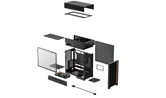 Корпус Deepcool CL660, TG, 2x120mm ARGB Fan, mini-ITX, mATX, ATX, черный