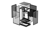 Корпус Deepcool CH270, TG, mini-ITX, mATX, черный