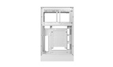 Корпус Deepcool CH270 WH, TG, mini-ITX, mATX, белый