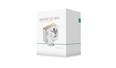 Кулер DEEPCOOL AK400 G2 WH LGA1851/1700/1200/115X/AM5/AM4 (12шт/кор, TDP 220W, PWM, Fan 120mm, 4 тепл. трубки, Wood-grain top cover, белый) RET