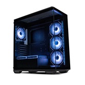 Корпус XASTRA Q600 6ARGB-C10-UC Black ATX/Aquarium/Screewless/6x120mm ARGB PWM FM fans/Argb+PWM HUB 10port/ Type-C / Q600-6FM12A-C10-UC