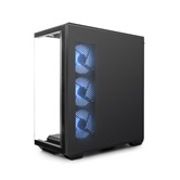 Корпус XASTRA Q600 6ARGB-C10-UC Black ATX/Aquarium/Screewless/6x120mm ARGB PWM FM fans/Argb+PWM HUB 10port/ Type-C / Q600-6FM12A-C10-UC