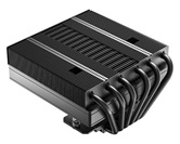 Кулер ID-COOLING IS-77-XT BLACK LGA1851/1700/1200/115X/AM5/AM4 низкопрофильный высота 77mm (18шт/кор, TDP 150W, PWM, 6 тепл.трубок + медная база, FAN 120mm) BOX
