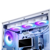 Система водяного охлаждения Phanteks Glacier One 360M25 G2 6” LCD / White / 3x120mm M25 G2 PWM ARGB Fans / PH-GO360M25G2LCD_DWT01