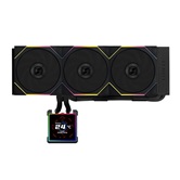 Система водяного охлаждения Lian Li HydroShift II LCD-S 360TL (GHS2LCDS36TB BLACK) / 3.4" IPS LCD / 3x120mm ARGB PWM Fans / G89.GHS2LCDS36TB.R0