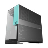 Корпус Geometric Future Model 5 Black Blue with fans / mid tower, E-ATX / 5x140mm ARGB fans / 1AM5WKBB00110