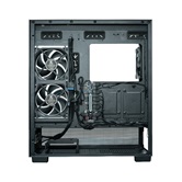 Корпус XASTRA Q500 6ARGB-FG-C10-UC Black ATX/Aquarium/Screewless/ 6x120mm ARGB PWM FG fans/Argb+PWM HUB 10port/ Type-C/ Q500-6FG12A-C10-UC