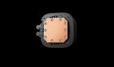Комплект водяного охлаждения DEEPCOOL LE240 V2 ZERO DARK LGA1851/1700/1200/115X/AM5/AM4 (6шт/кор,TDP 250W, ARGB PUMP, Anti-Leak edition, PWM, DUAL FAN) RET