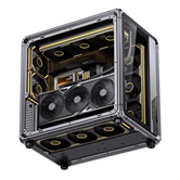Корпус JONSBO X400 Gray, TG (aquarium), mini-ITX, mATX, ATX, серый
