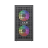 Корпус Powercase Mistral SM05 ARGB, Tempered Glass, 3x120mm ARGB PWM fans, чёрный, mATX  (CMMSM05B-A3)