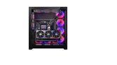 Phanteks универсальное крепление для вертикальной установки GPU с райзер-кабелем 220мм Gen.5.0 и ARGB подсветкой / Black / PH-PGPUKT5.0_DBK01