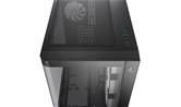 Корпус Deepcool CG530U 4F, TG (aquarium), 4x120mm ARGB Fan, mini-ITX, mATX, ATX, черный