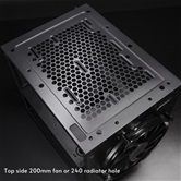 Корпус CHIEFTEC CUBE CI-03B-OP, 1x200mm Fan, mini-ITX, mATX, черный