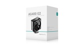 Кулер DEEPCOOL AG400 G2 LGA1851/1700/AM5/AM4 (18шт/кор, TDP 230W, PWM, Fan 120mm, 4 тепл. трубки, черный) RET