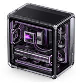 Корпус JONSBO X400 PRO Gray, TG (aquarium), mini-ITX, mATX, ATX, серый