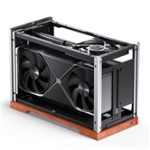 Корпус JONSBO T9 Silver, mini-ITX, SFX, серебристый