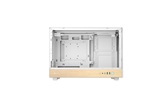 Корпус Deepcool CH260 WOOD WH, TG, mini-ITX, mATX, белый