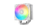 Кулер DEEPCOOL AG400 G2 WH ARGB LGA1851/1700/AM5/AM4 (18шт/кор, TDP 230W, PWM, Fan 120mm, 4 тепл. трубки, белый) RET
