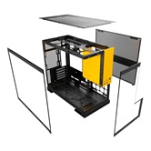 Корпус Geometric Future Model 3 Black Yellow / mATX / 1AM3NZBY00100