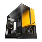 Корпус Geometric Future Model 3 Black Yellow with fans / mATX / 5x120mm ARGB fans / 1AM3NZBY00110