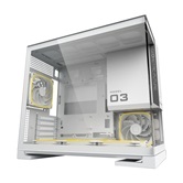 Корпус Geometric Future Model 3 White with fans / mATX / 5x120mm ARGB fans / 1AM3NZWT00110