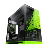 Корпус Geometric Future Model 3 Green with fans / mATX / 5x120mm ARGB fans / 1AM3NZGB00110