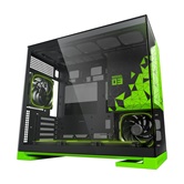 Корпус Geometric Future Model 3 Green with fans / mATX / 5x120mm ARGB fans / 1AM3NZGB00110